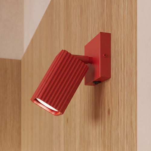 Sollux Lighting Plafondlamp RAYO 3P rood - 20x20x18cm
