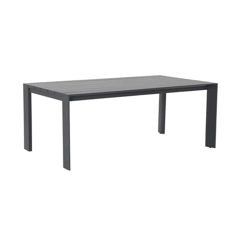 Garden Impressions lounge dining tafel Malakka donker grijs 170x97 cm - vtwonen shop