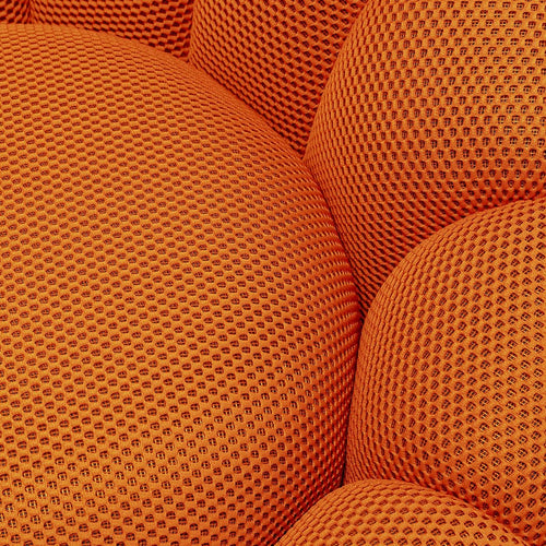 Kare Design Draaifauteuil Peppo Bloom oranje