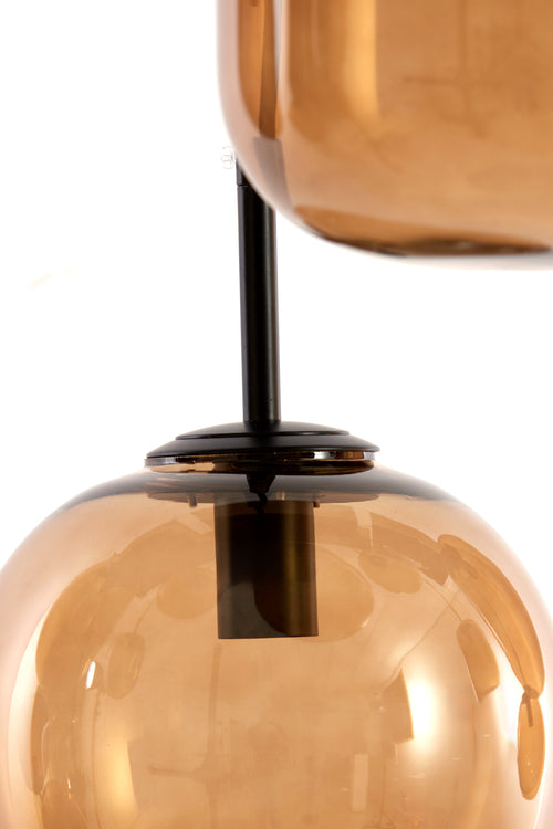 Light & Living hanglamp MEZZA - 120x18x23cm - bruin - vtwonen shop