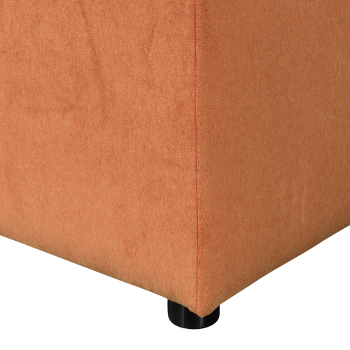 WOOOD hocker Allure - Gewassen Fluweel Stof - Terra - vtwonen shop