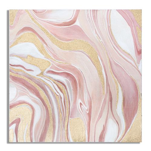 Mauro Ferretti painting - 80x2,8x80 cm - multicolor