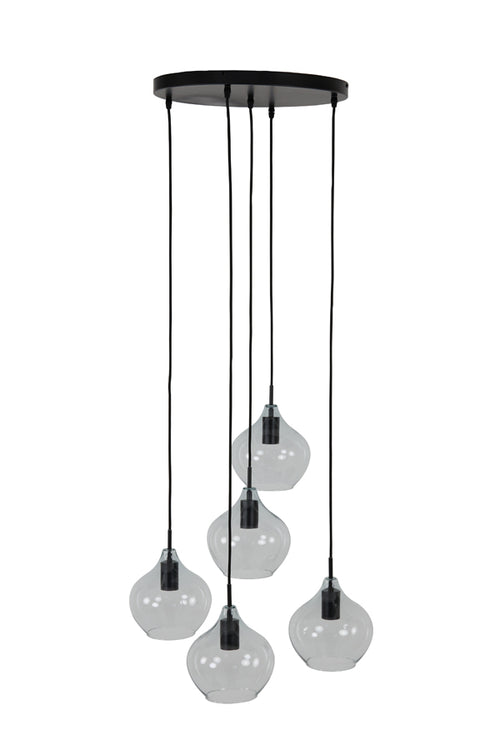 Light & Living hanglamp Rakel - 61x61x66 - zwart - vtwonen shop