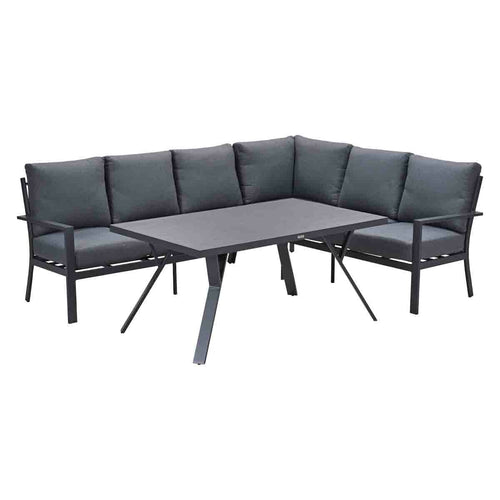 Garden Impressions lounge dining set Senja mystic grey - 3-delig rechts - vtwonen shop