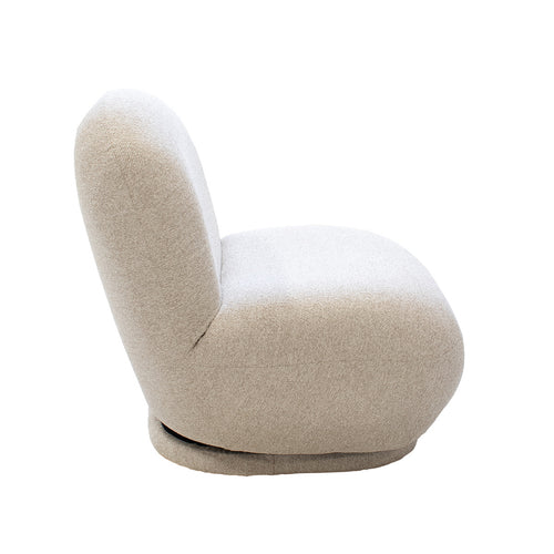 DÉJA Living Draaifauteuil Boone - Stof - Beige - vtwonen shop