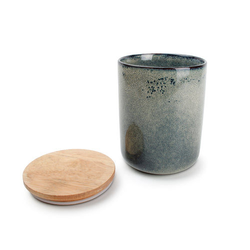 Salt & Pepper - Voorraadpot 12xH15cm groen/blauw Meridian - vtwonen shop