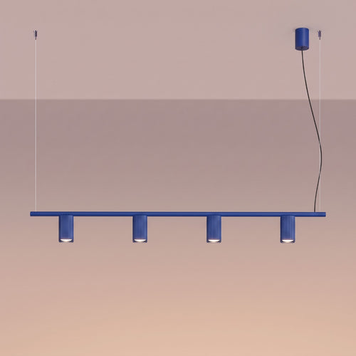 Sollux Lighting Kroonluchter RAYO 4 ultramarijn - 122x6x208cm
