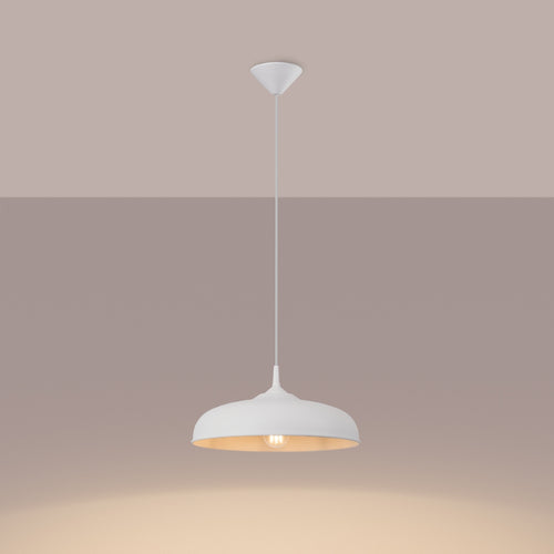 Sollux Lighting Hanglamp GINA wit - 38x38x74cm
