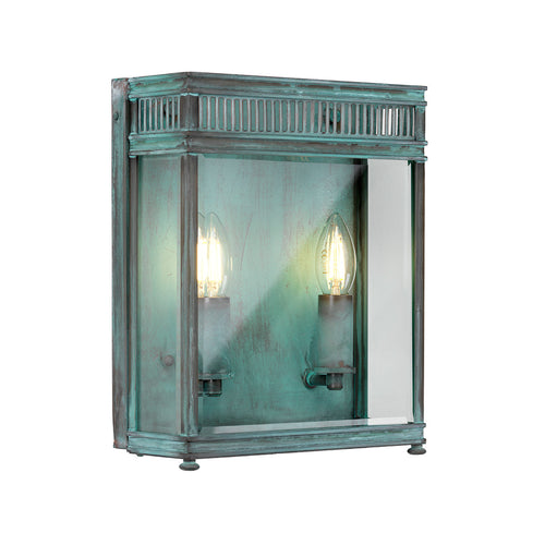 Elstead Holborn Buitenwandlantaarn Verdigris, IP44