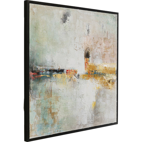 Kare Design Schilderij Frame Dust 120x120cm goud - vtwonen shop