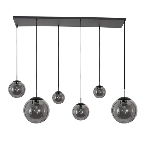 Steinhauer hanglamp bollique - 6 lichts - 120  x 160   cm - zwart - vtwonen shop