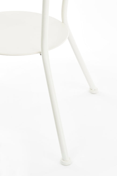 Mica Decorations Bologna Bijzettafel Buiten - H60 x Ø50 cm - Metaal - Rood - vtwonen shop