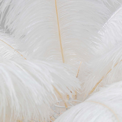 Kare Design Vloerlamp veren 165cm wit - vtwonen shop
