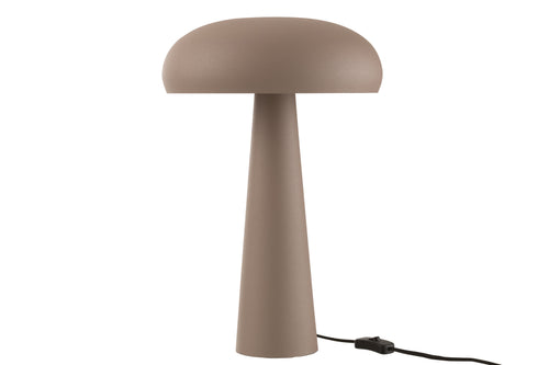 J-Line tafellamp - ijzer - taupe