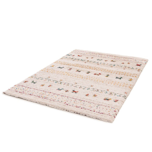 AFK Living vloerkleed Folklore - shaggy - beige - 120 x 170 cm