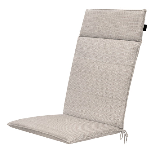 Madison tuintstoelkussen hoge rug Richmond - beige - 120x50x4cm - set van 4
