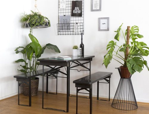 MaximaVida onderstel Berlijn bouwpakket voor inklapbare biertafel - onderstel 47 cm zwart gecoat - vtwonen shop