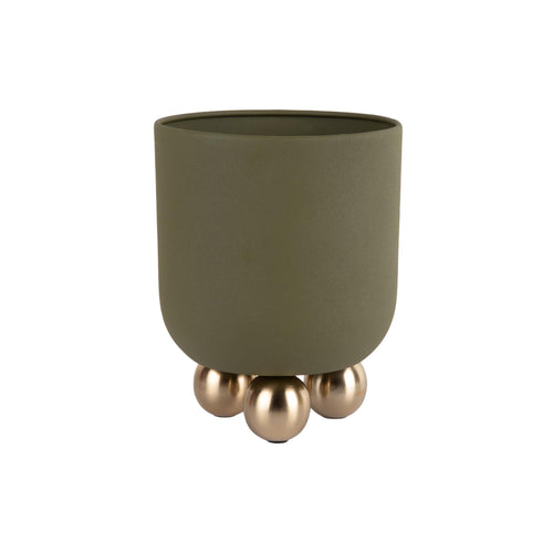 Present Time bloempot Estilo Small - groen - Ø18.5cm - vtwonen shop