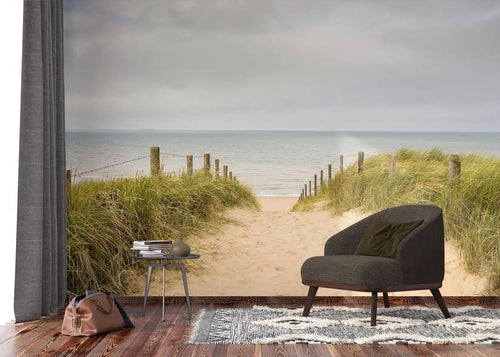 Sanders & Sanders fotobehang strand zand beige - 375 x 270 cm - 601437