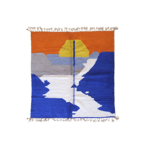 AFK Living vloerkleed Berber - handgemaakt - Wol - 219 x 239 cm - vtwonen shop