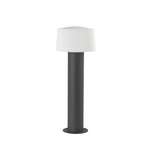 Faro Muffin Buitenpaal Donkergrijs 1x E27 IP44