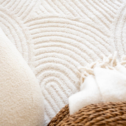 Interieur05 Scandinavisch vloerkleed Oskar creme/wit - 200 x 280 cm
