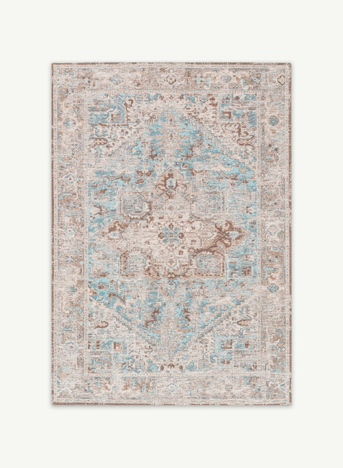 Remix vloerkleed 2053 Sugar Blue - Beige - 170 x 240 cm