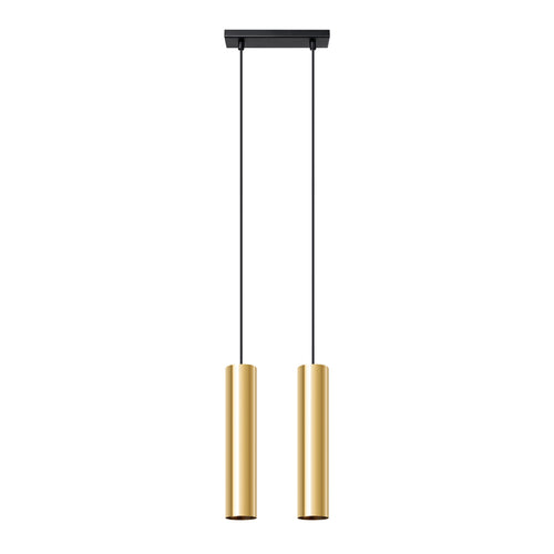 Sollux Lighting Hanglamp LAGOS 2 gepolijst goud - 30x6x90cm