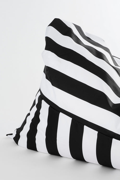 In The Mood Collection Rissy Zitzak - L140 x B95 x H95 cm - Zwart, Wit - vtwonen shop