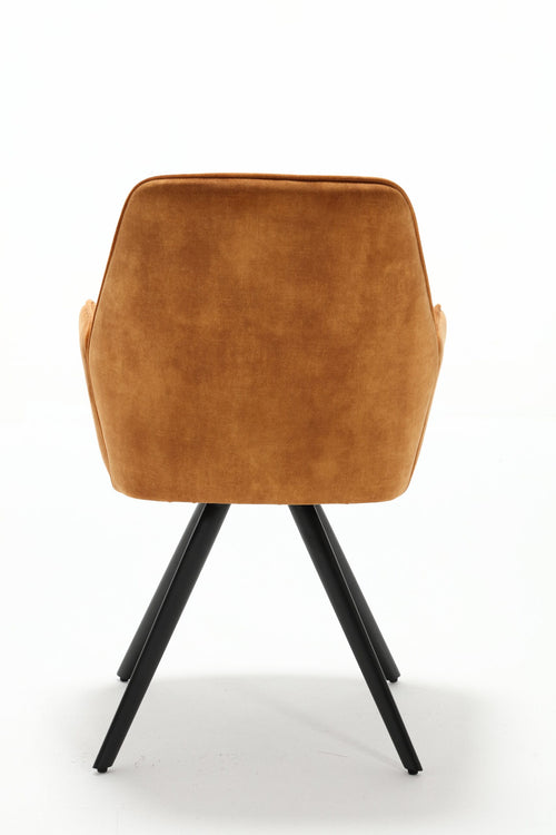 Starfurn  eetkamerstoel Nova - goud - 58x65x64cm - vtwonen shop