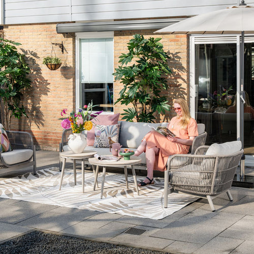 Garden Impressions Loungeset Luzia 5-delig - taupe