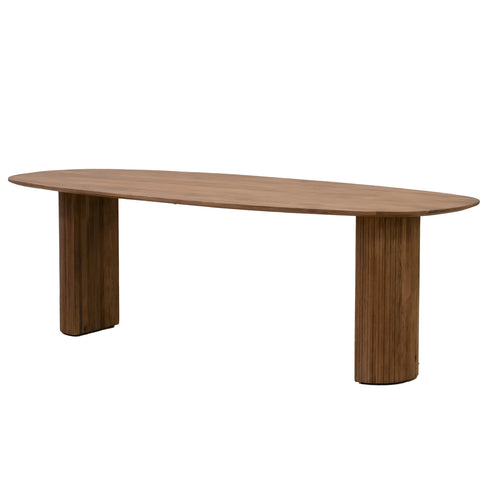 Giga Meubel Eettafel Feline - Deens Ovaal - Mangohout - 300cm