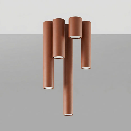Sollux Lighting Plafondlamp LAGOS 20 rode oker - 6x6x20cm