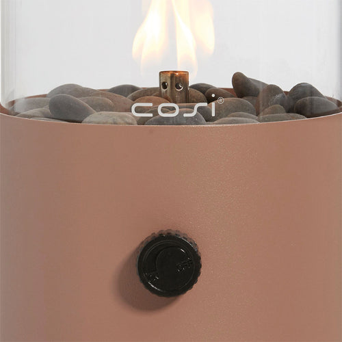 Cosi Fires gaslantaarn Cosiscoop Ø16x30 cm - soft terra