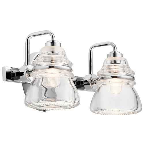 Elstead Kichler Talland Badkamer Wandlamp Gepolijst Chroom, IP44