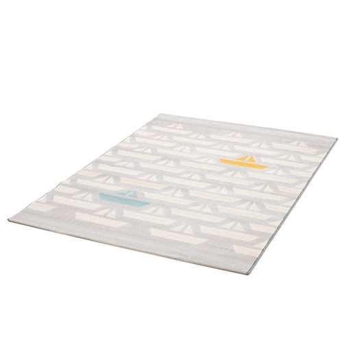 AFK Living vloerkleed Boten - voor kinderen - grijs - 120 x 170 cm - vtwonen shop