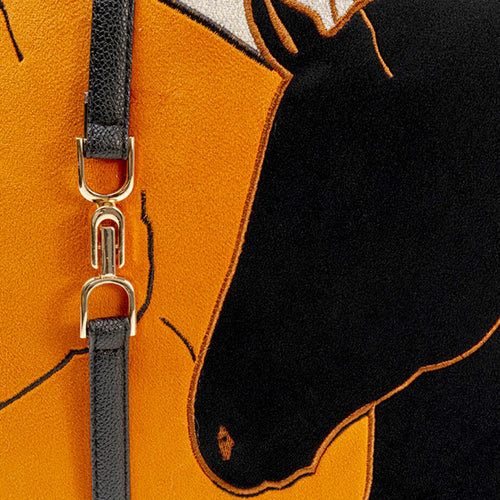 Kare Design Kussen du paarden oranje