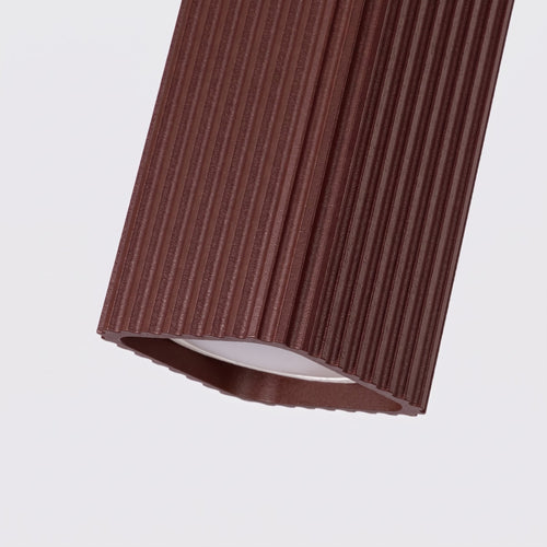 Sollux Lighting Tafellamp RAYO bruin - 14,5x14,5x43cm
