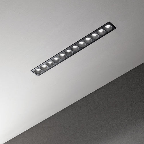 Ideal Lux LIKA 20W 12x LED Inbouwspot Zwart 3000K