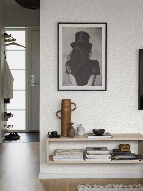 Borastapeter behang bladeren grijs - 53 cm x 11.2 m - 660126