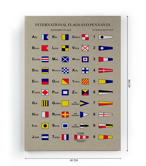 Canvas 60x40 Vlaggen - vtwonen shop