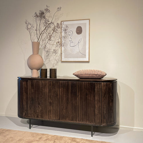 Livingfurn dressoir Noor Walnut - 170cm - mangohout