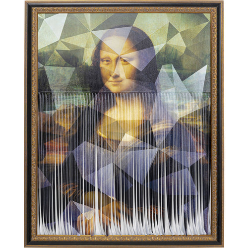 Kare Design Schilderij Frame Ma­de­moi­selle Lisa 163x130cm