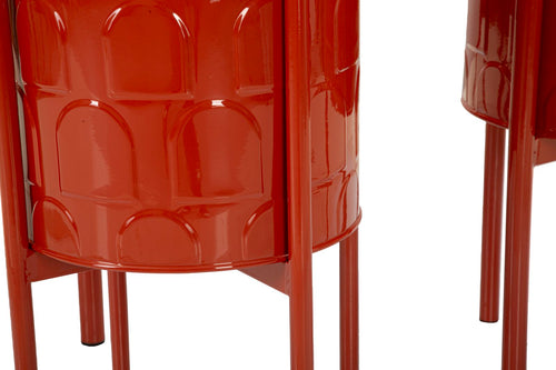 Mauro Ferretti plantenpot - set van 3 - Ø 36x56,5-30x48,5-24x37,6 cm