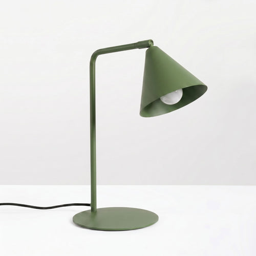 Sollux Lighting Tafellamp NOX olijfgroen - 18x18x35cm