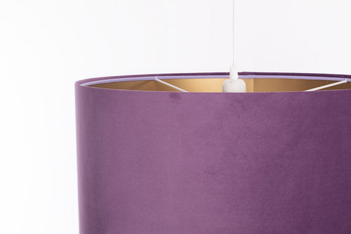 bpskoncept hanglamp Melora - velours & paars - Ø40 cm