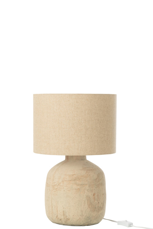 J-Line lamp Mia - keramiek/terracotta - beige - small