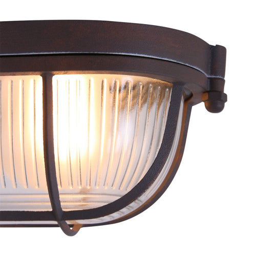 Mexlite wandlamp lisanne - 1 lichts - 21x 8 cm - bruin - vtwonen shop