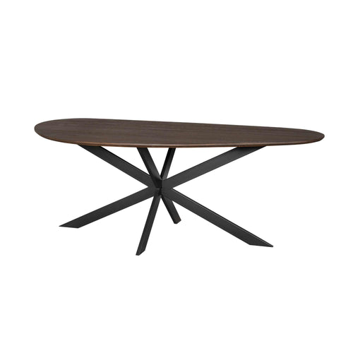 Starfurn  eettafel Lou - bruin - 98x210x76cm - vtwonen shop