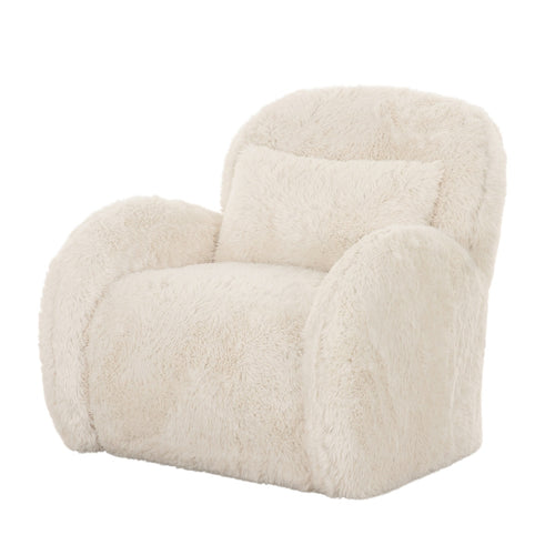 DÉJA Living Fauteuil Alta - Beige Fluffy - Zithoogte 42cm - vtwonen shop